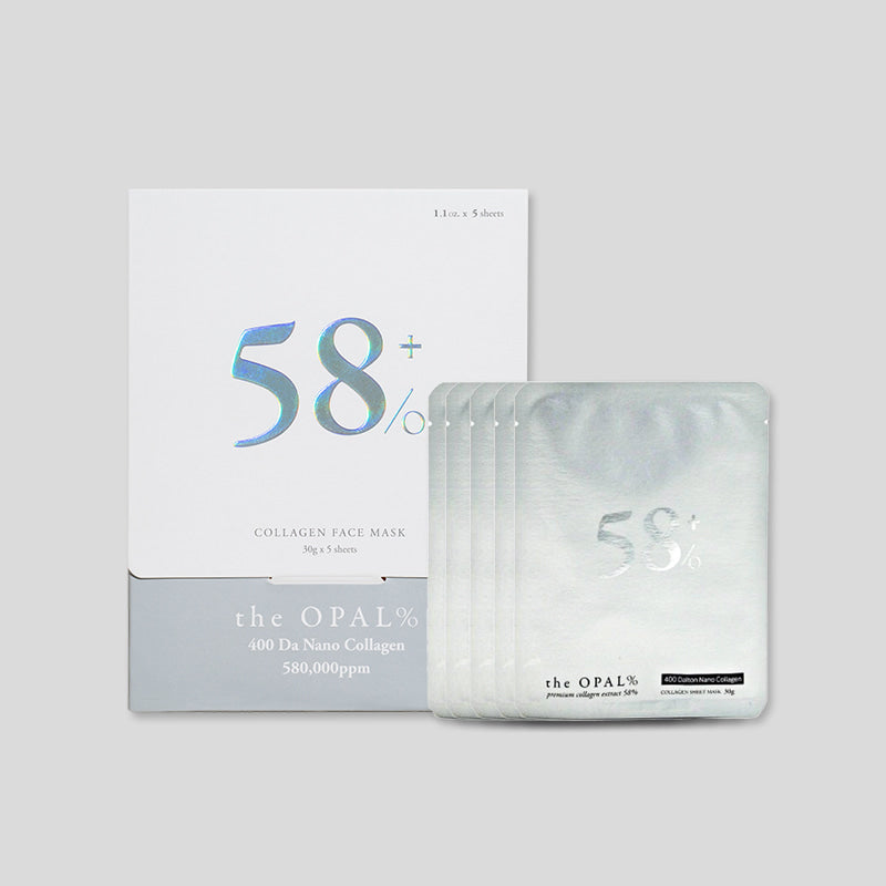 [the OPAL] Collagen Mask Pack 58% (5 pcs)