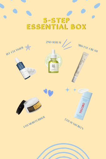 5 - step Essential Box - Fresh Mask Korean Beauty