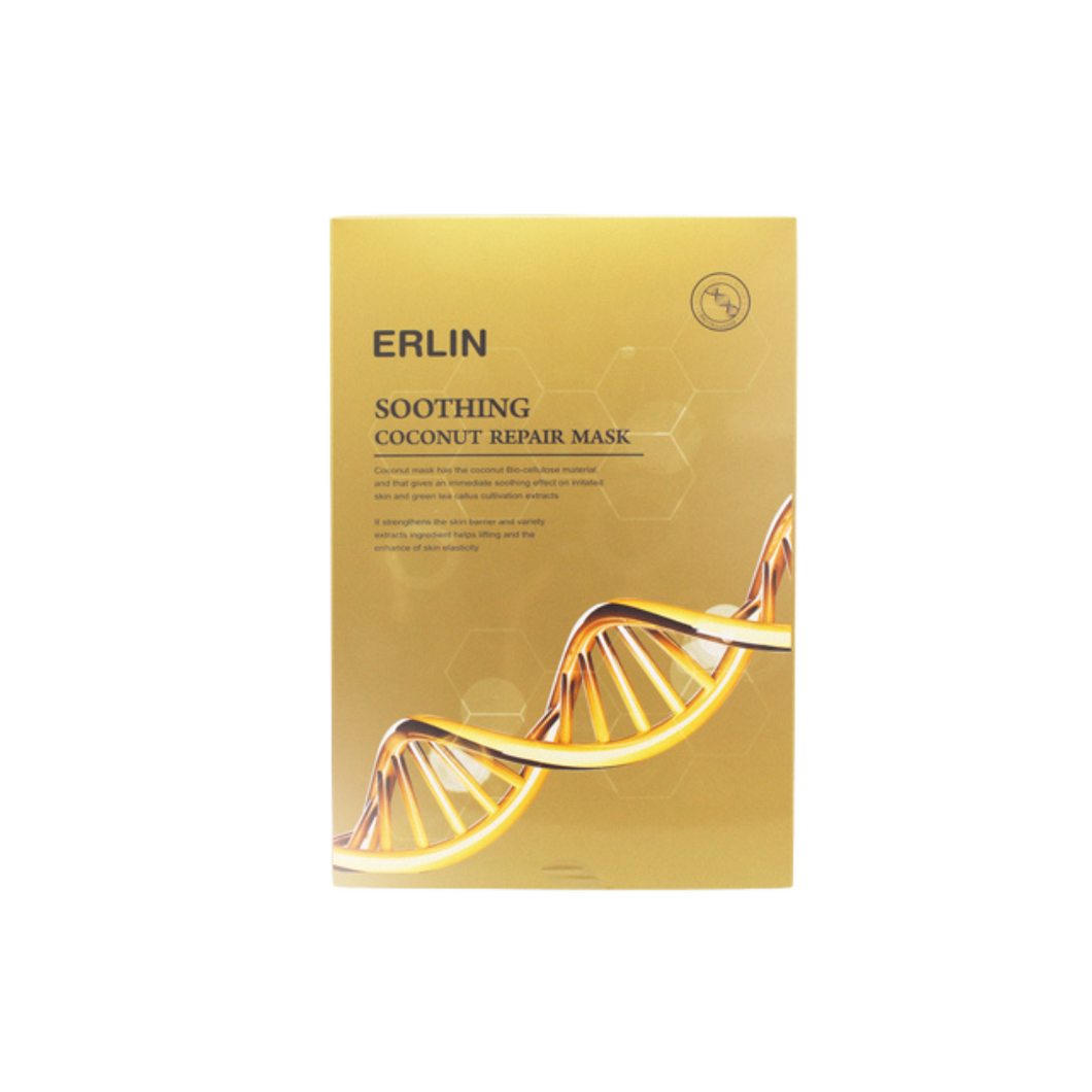 [ERLIN] Soothing Coconut Repair Mask Pack