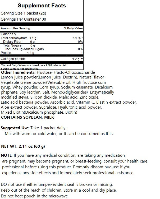 [KOCO200] Collagen 60g / 30 sticks Buy1Get1Free