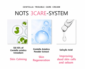 [NOTS] Centella Trouble Care Cream for Acne Skin and Redness