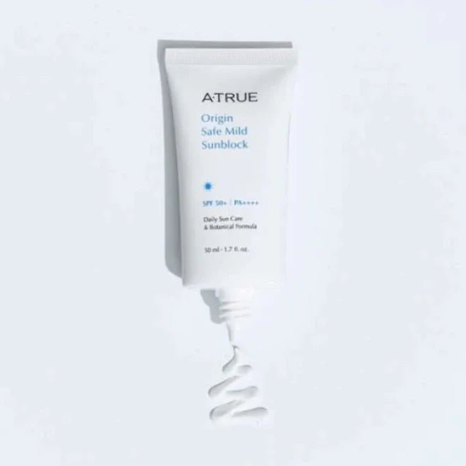 [A. True] Origin Safe Mild Sunblock (Mineral Physical Sunscreen) SPF50+ PA++++ - Fresh Mask Korean Beauty
