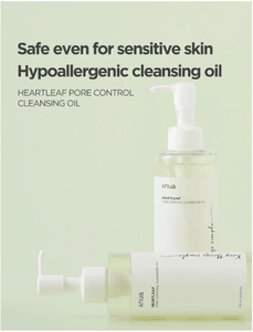 [Anua] Heartleaf Pore Control Cleansing Oil Makeup Remover - Fresh Mask Korean Beauty