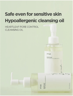 [Anua] Heartleaf Pore Control Cleansing Oil Makeup Remover - Fresh Mask Korean Beauty