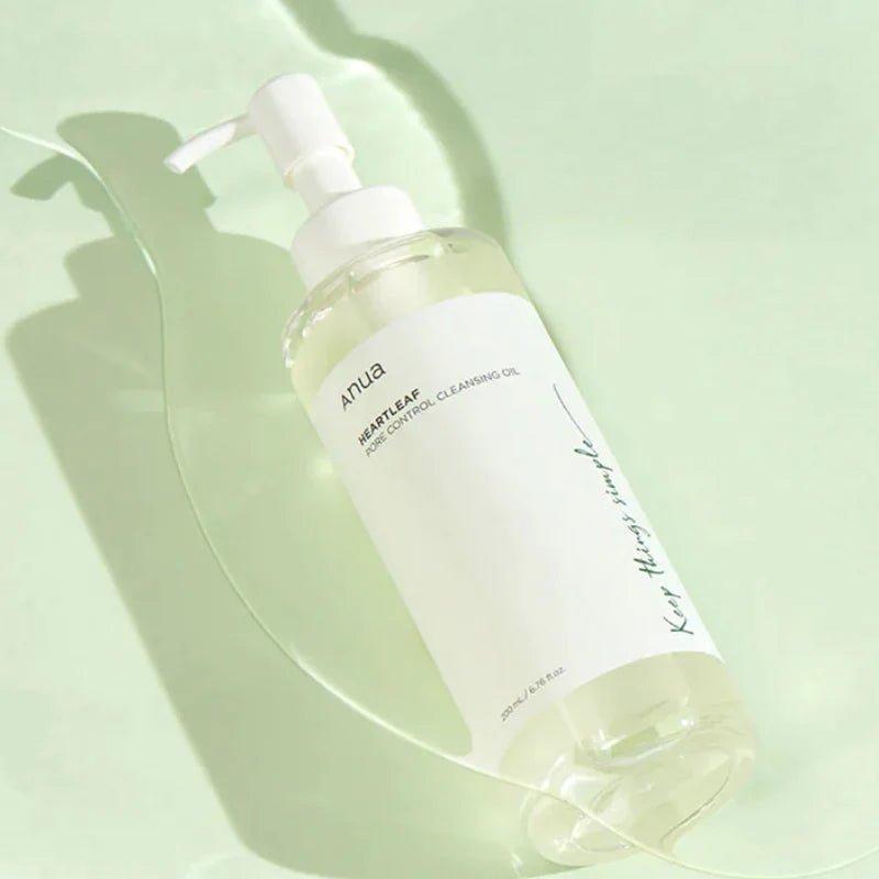[Anua] Heartleaf Pore Control Cleansing Oil Makeup Remover - Fresh Mask Korean Beauty