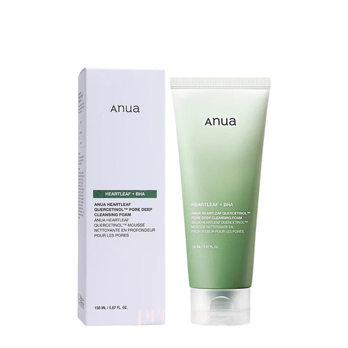 [Anua] Heartleaf Quercetinol Pore Deep Cleansing Foam - Fresh Mask Korean Beauty