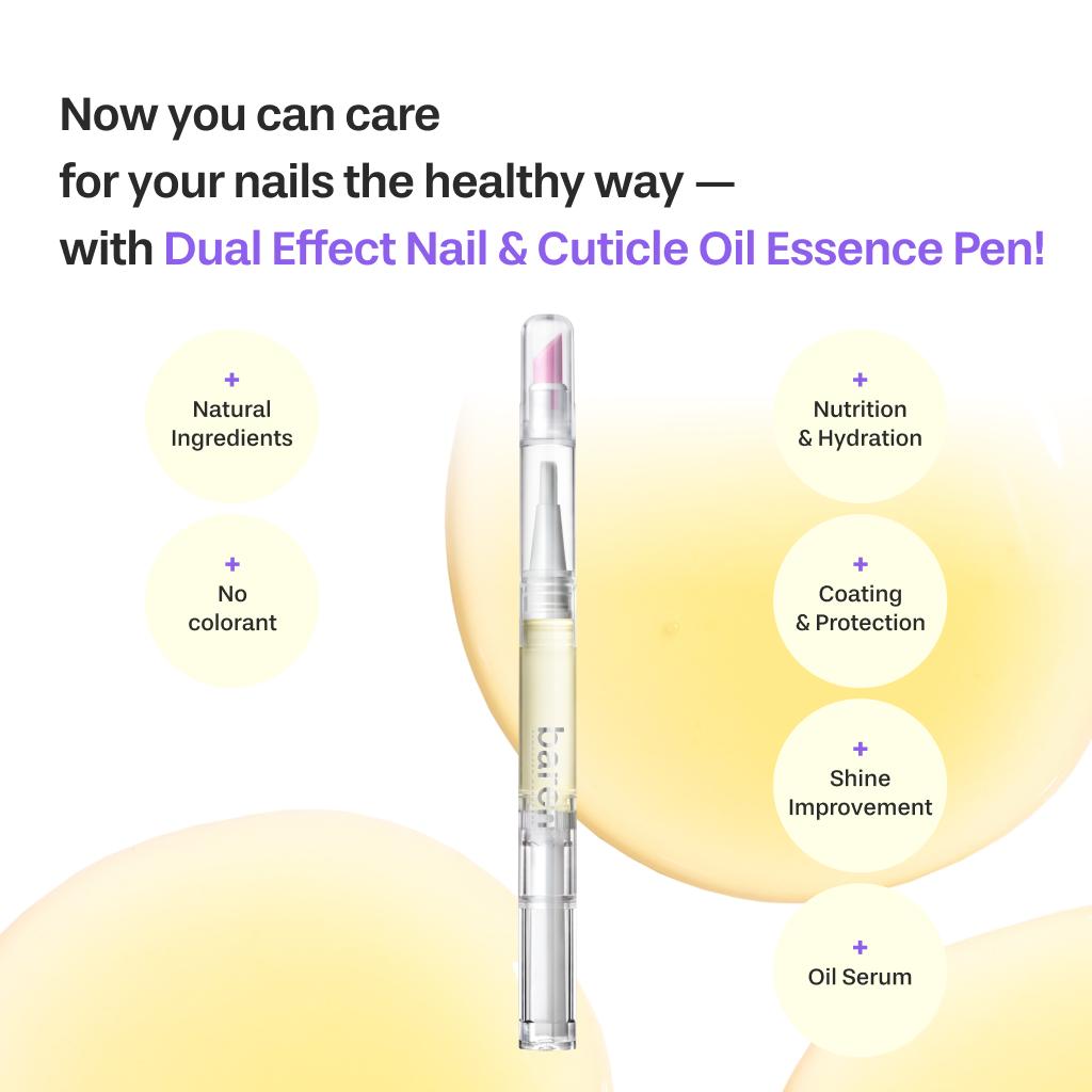 [Baren] Dual Effect Nail and Cuticle Care Essence Oil Pen - Fresh Mask Korean Beauty