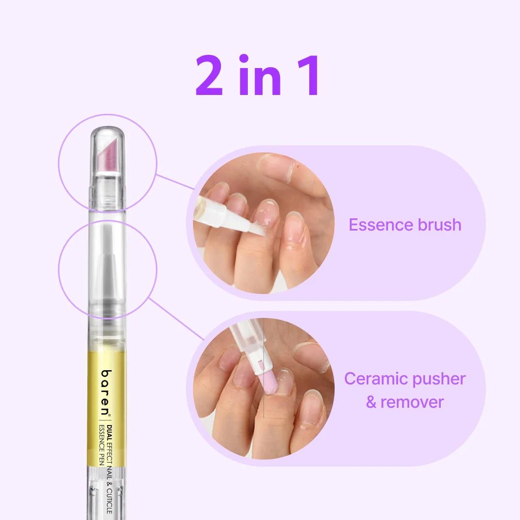 [Baren] Dual Effect Nail and Cuticle Care Essence Oil Pen - Fresh Mask Korean Beauty