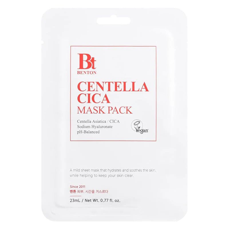 [Benton] Goodbye Redness Centella Mask - Fresh Mask Korean Beauty