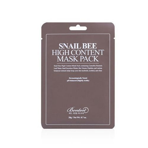 [Benton] Snail Bee High Content Mask Pack - Fresh Mask Korean Beauty