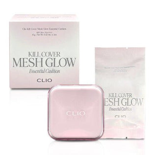 [CLIO] Kill Cover Mesh Glow Essential Cushion Set + Refill NEW! - Fresh Mask Korean Beauty