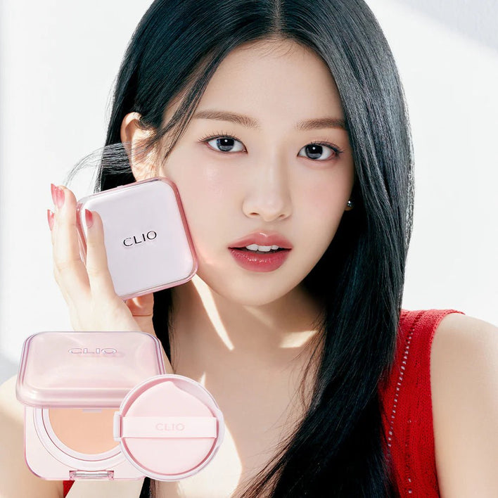 [CLIO] Kill Cover Mesh Glow Essential Cushion Set + Refill NEW! - Fresh Mask Korean Beauty