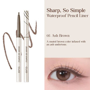 [CLIO] Sharp So Simple Waterproof Pencil Liner - Fresh Mask Korean Beauty