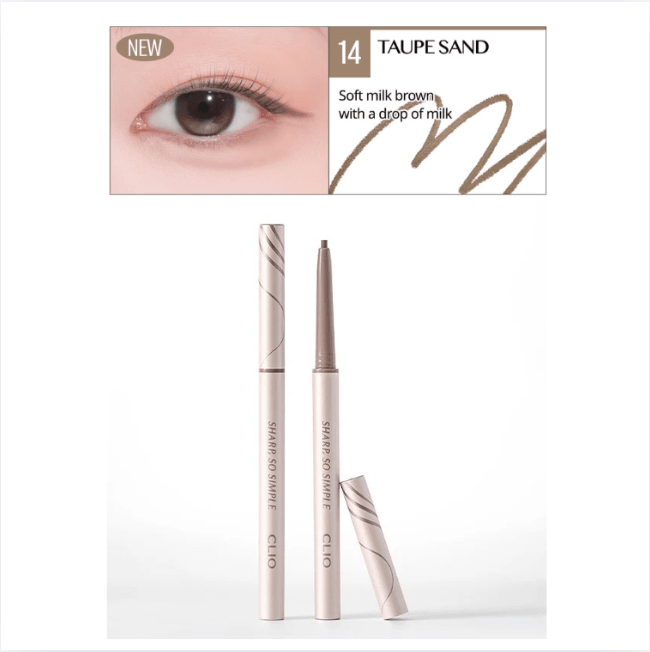 [CLIO] Sharp So Simple Waterproof Pencil Liner - Fresh Mask Korean Beauty