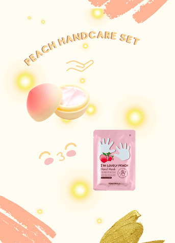 Cutesy Peach Handcare Set - Fresh Mask Korean Beauty