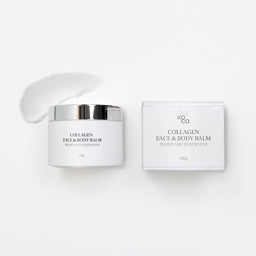 [KOCO] Collagen Face & Body Balm Peony and Rosewood 100g