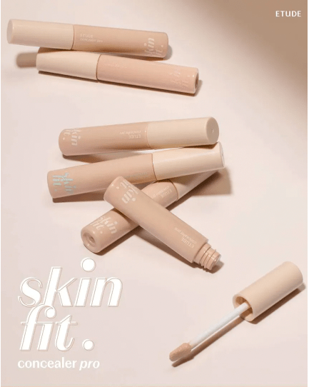 [Etude] Big Cover Skin Fit Concealer Pro (Neutral Peach) - Fresh Mask Korean Beauty