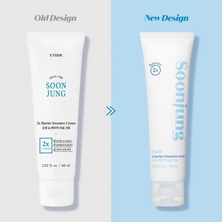 [Etude] SoonJung 2x Barrier Intensive Cream 60ml - Fresh Mask Korean Beauty