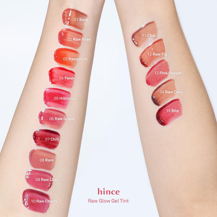 [Hince] Raw Glow Gel Tint - Fresh Mask Korean Beauty