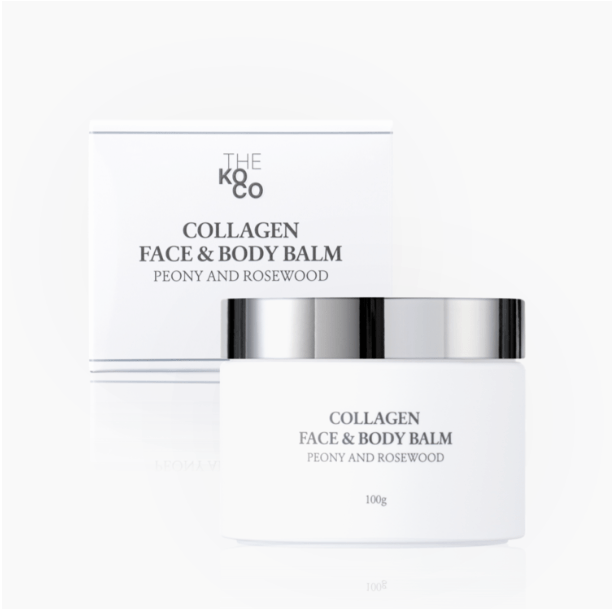 [KOCO] Collagen Face & Body Balm Peony and Rosewood 100g - Fresh Mask Korean Beauty