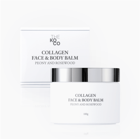 [KOCO] Collagen Face & Body Balm Peony and Rosewood 100g - Fresh Mask Korean Beauty