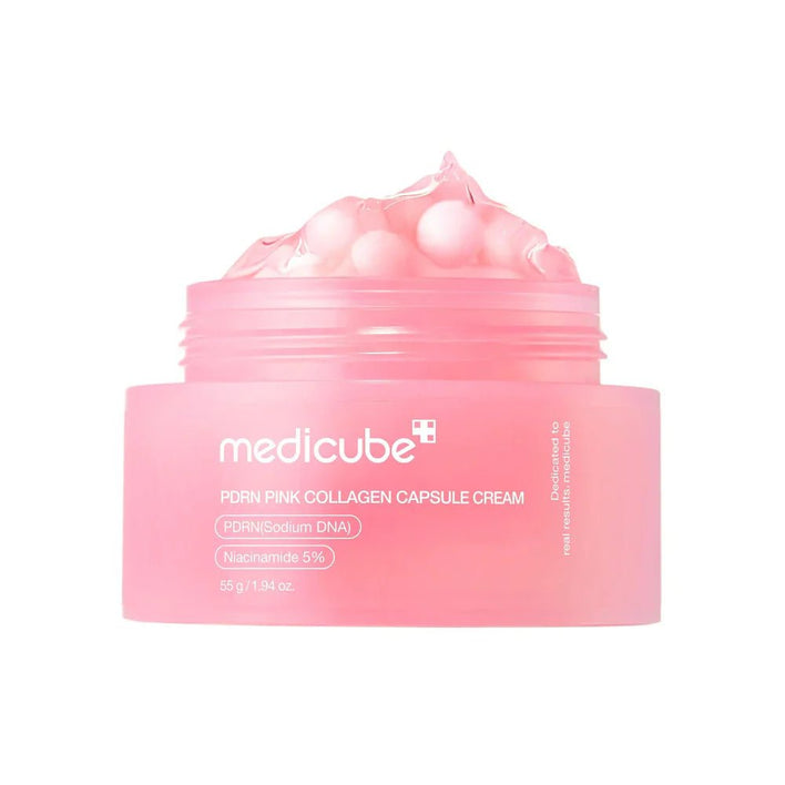 [Medicube] PDRN PDRN Pink Collagen Capsule Cream - Fresh Mask Korean Beauty