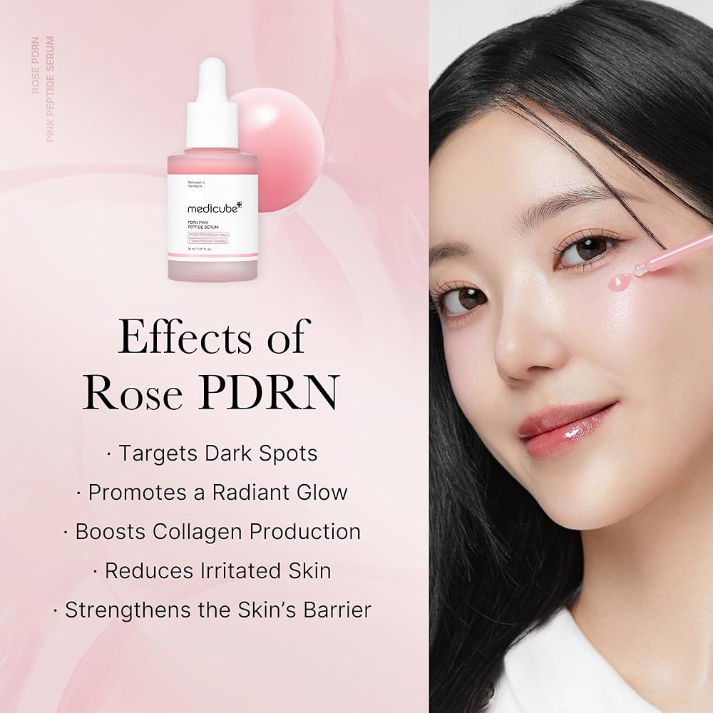 [Medicube] PDRN Pink Peptide Serum - Fresh Mask Korean Beauty