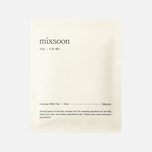 [Mixsoon] Soybean Milk Pad (1 pouch = 3 pads) - Fresh Mask Korean Beauty