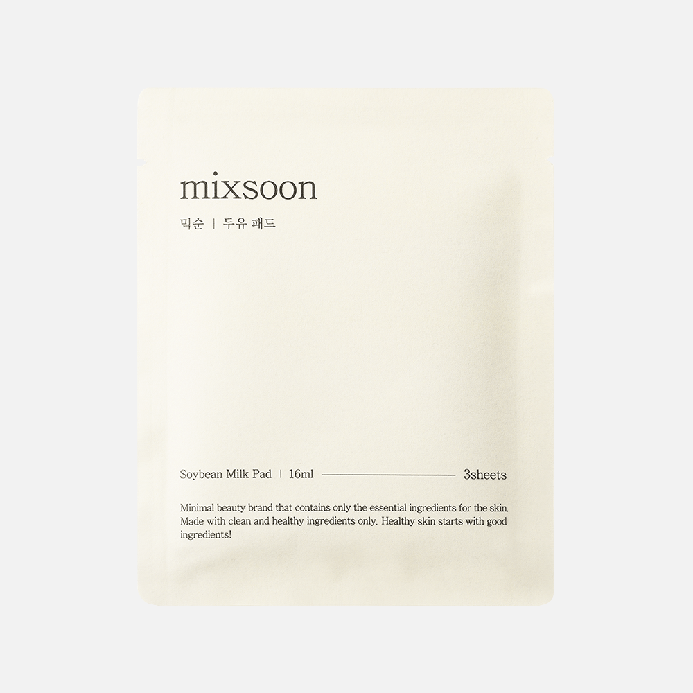 [Mixsoon] Soybean Milk Pad (1 pouch = 3 pads) - Fresh Mask Korean Beauty