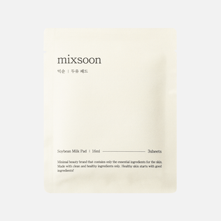 [Mixsoon] Soybean Milk Pad (1 pouch = 3 pads) - Fresh Mask Korean Beauty