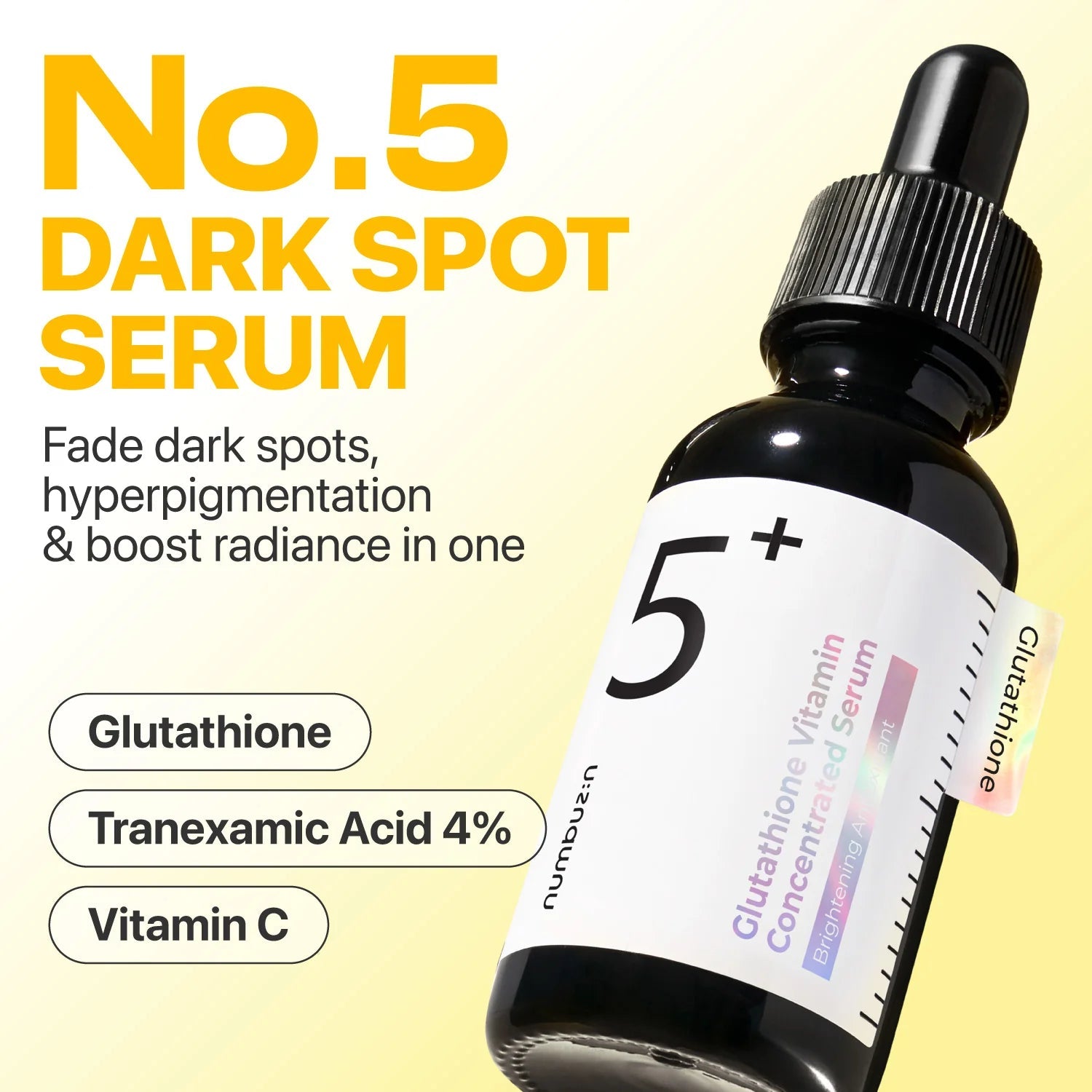 [Numbuzin] No. 5 Vitamin Concentrated Serum - Fresh Mask Korean Beauty