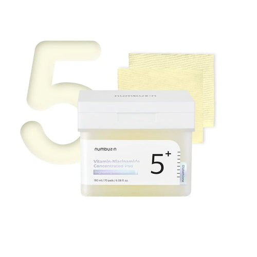 [Numbuzin] No.5 Vitamin - Niacinamide Concentrated Pad (70 pads) - Fresh Mask Korean Beauty