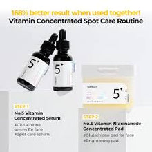 Load image into Gallery viewer, [Numbuzin] No.5 Vitamin - Niacinamide Concentrated Pad (70 pads) - Fresh Mask Korean Beauty
