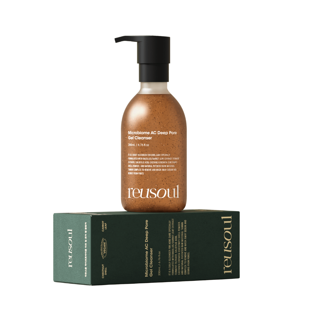 [REUSOUL] Microbiome AC Deep Pore Gel Cleanser 200ml - Fresh Mask Korean Beauty