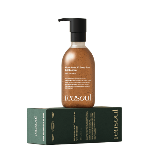 [REUSOUL] Microbiome AC Deep Pore Gel Cleanser 200ml - Fresh Mask Korean Beauty