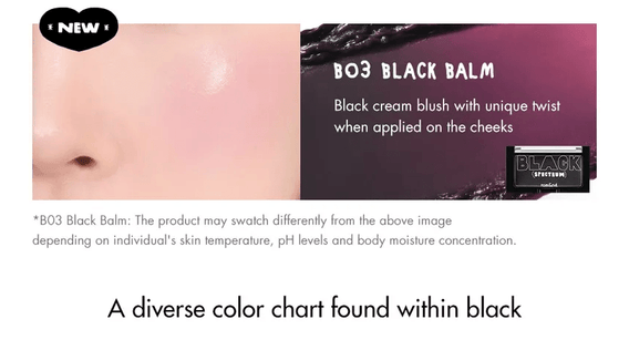 [Rom&nd] Better Than Cheek Black Spectrum - Fresh Mask Korean Beauty