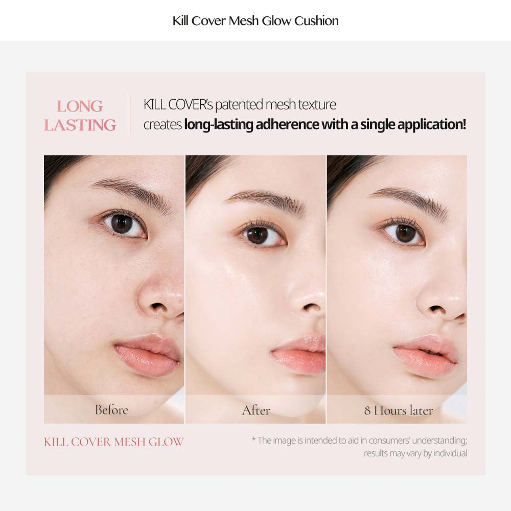 [CLIO] Kill Cover Mesh Glow Cushion Set + Refill [15g x 2]