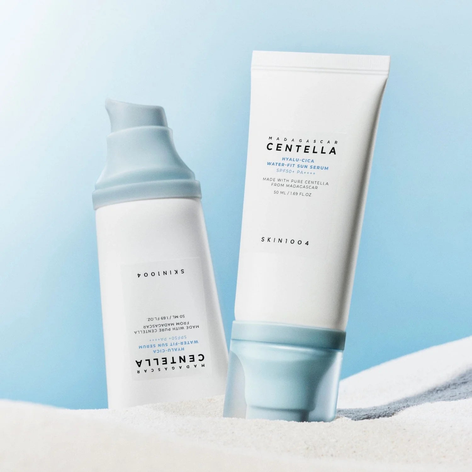 [Skin1004] Madagascar Centella Hyalu-Cica Water-Fit Sun Serum Twin Pack
