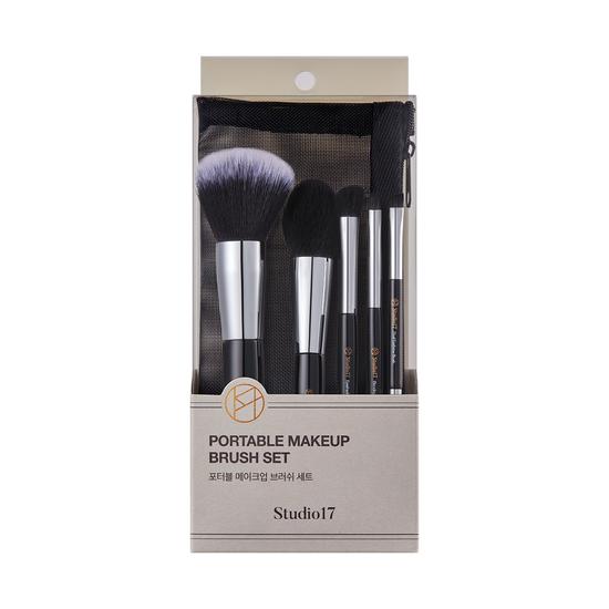 [Studio 17] Portable Makeup Brush Set - Fresh Mask Korean Beauty