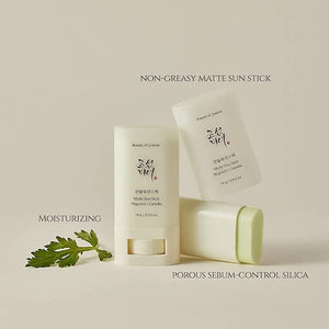 [Beauty of Joseon] Matte Sun Stick: Mugwort + Camelia SPF 50+ PA++++