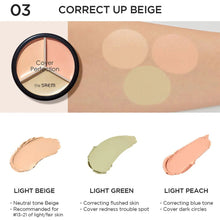 Load image into Gallery viewer, [The Saem] Cover Perfection Triple Pot Concealer 03 Correct Up Beige - Fresh Mask Korean Beauty
