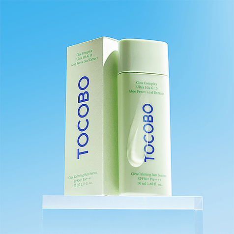 [Tocobo] Cica Calming Sun Serum SPF50+ PA++++ - Fresh Mask Korean Beauty
