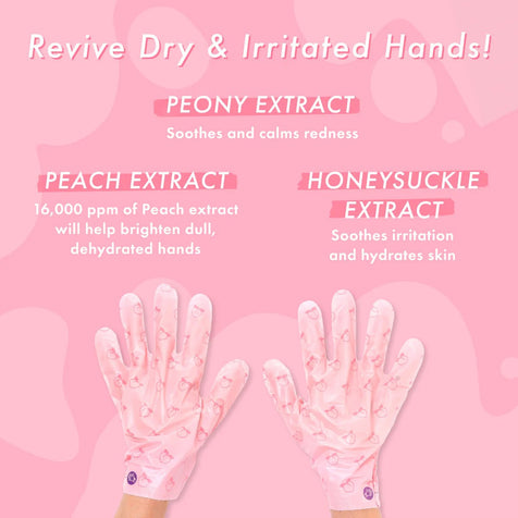 [Tonymoly] I'm Lovely Peach Hand Mask - Fresh Mask Korean Beauty