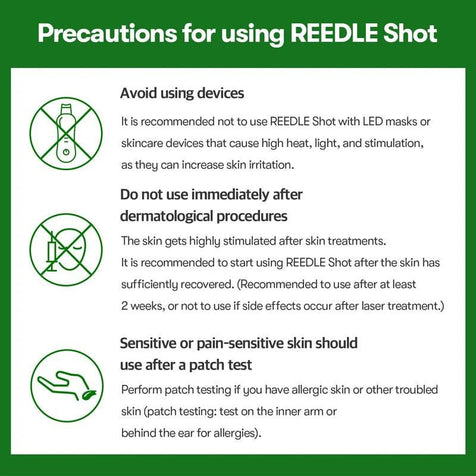 [VT Cosmetics] Reedle Shot 700 - Fresh Mask Korean Beauty