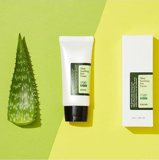 [COSRX] Aloe Soothing Sun Cream SPF50+ PA+++ - Fresh Mask Korean Beauty