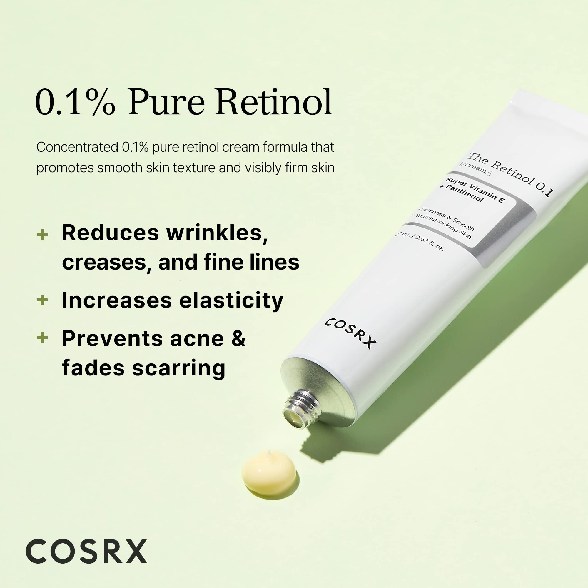 [COSRX] The Retinol 0.1 Cream - Fresh Mask Korean Beauty