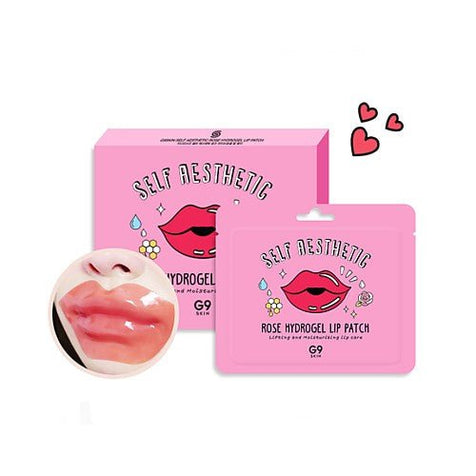 [G9 Skin] Self Aesthetic Rose Hydrogel Lip Patch - Fresh Mask Korean Beauty