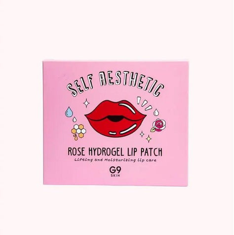 [G9 Skin] Self Aesthetic Rose Hydrogel Lip Patch - Fresh Mask Korean Beauty