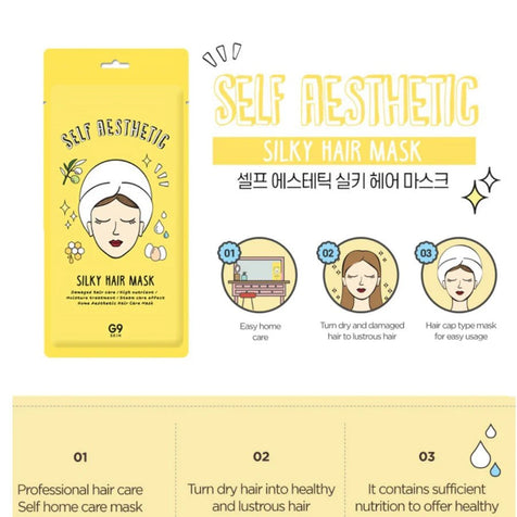 [G9 Skin] Self Aesthetic Silky Hair Mask - Fresh Mask Korean Beauty