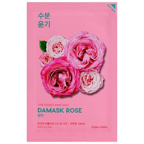 [Holika Holika] Pure Essence Mask Sheet Damask Rose - Fresh Mask Korean Beauty